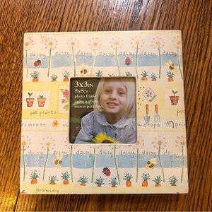 Connoisseur Garden Themed 3”x 3” Photo Frame NWT